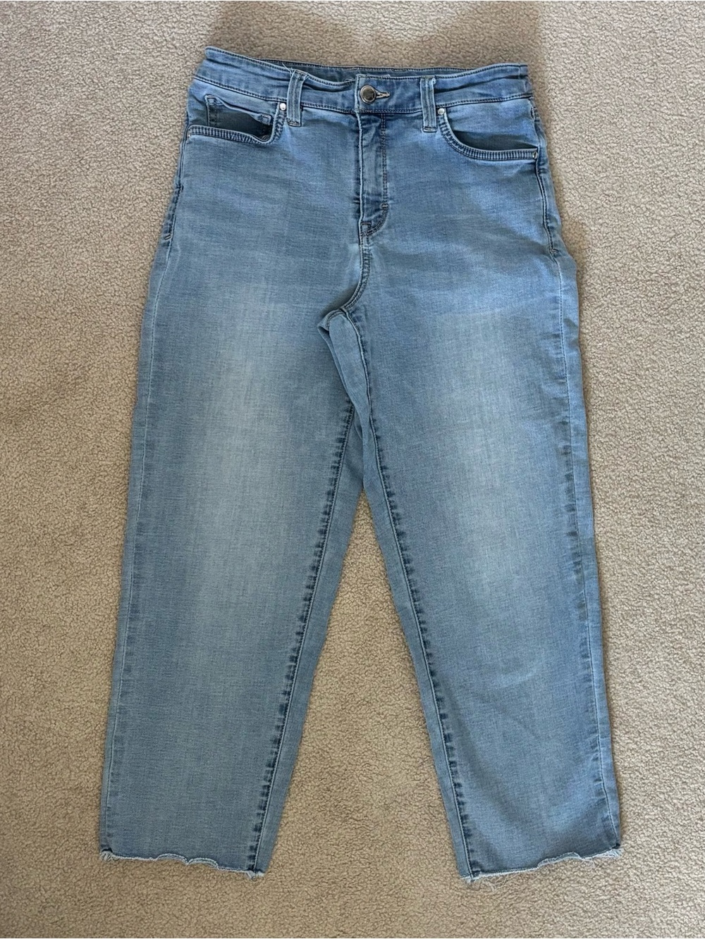 Tommy Bahama Boracay Indigo High Rise Straight Crop Jeans